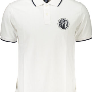 NORTH SAILS MEN'S WHITE SHORT SLEEVED POLO SHIRT