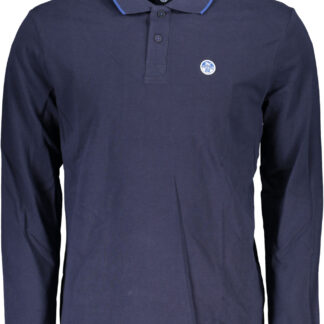 NORTH SAILS MEN'S LONG SLEEVED POLO SHIRT BLUE