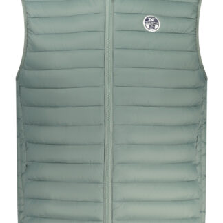 NORTH SAILS MEN'S GREEN SLEEVELESS JACKET