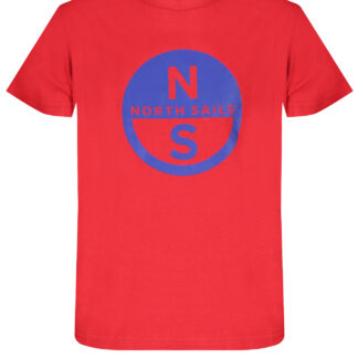 NORTH SAILS SHORT SLEEVED T-SHIRT FOR CHILDREN RED