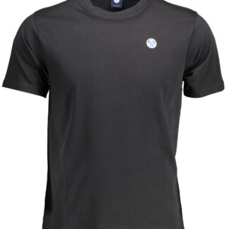 NORTH SAILS BLACK MEN'S SHORT SLEEVE T-SHIRT