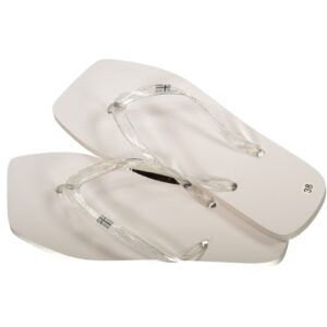 NORWAY 1963 WOMEN'S WHITE SLIPPER FOOTWEAR