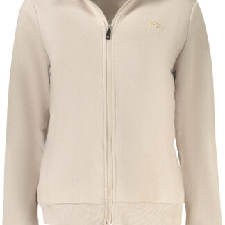 NORWAY 1963 WOMEN'S BEIGE ZIP-UP SWEATSHIRT