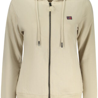 NORWAY 1963 WOMEN'S BEIGE ZIP-UP SWEATSHIRT
