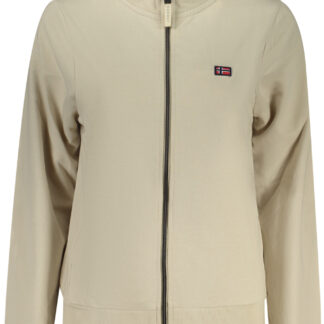 NORWAY 1963 WOMEN'S BEIGE ZIP-UP SWEATSHIRT