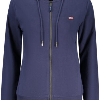 NORWAY 1963 WOMEN'S BLUE ZIP-UP SWEATSHIRT