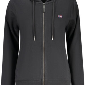 NORWAY 1963 WOMEN'S BLACK ZIP-UP SWEATSHIRT