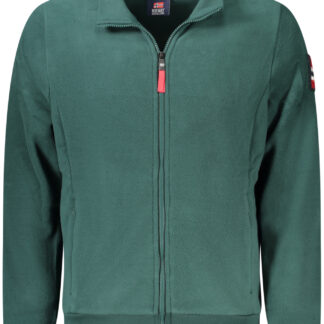 NORWAY 1963 MEN'S GREEN ZIP-UP SWEATSHIRT
