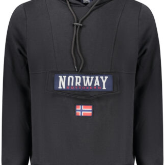 NORWAY 1963 MEN'S BLACK ZIP-UP SWEATSHIRT