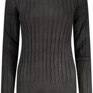NORWAY 1963 WOMEN'S BLACK SWEATER