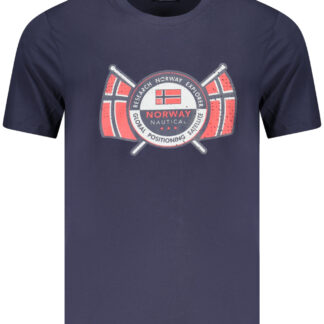 NORWAY 1963 MEN'S SHORT SLEEVE T-SHIRT BLUE