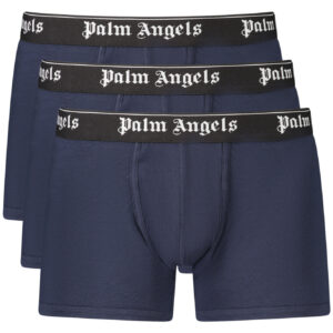 PALM ANGELS MEN'S BLUE BOXER