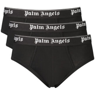 PALM ANGELS MEN'S BLACK BRIEFS