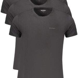 PALM ANGELS MEN'S BLACK OUTFIT T-SHIRT