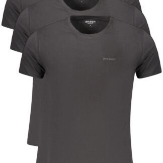 PALM ANGELS MEN'S BLACK OUTFIT T-SHIRT