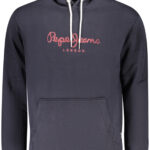 PEPE JEANS MEN'S BLUE ZIP-UP SWEATSHIRT