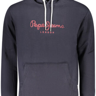 PEPE JEANS MEN'S BLUE ZIP-UP SWEATSHIRT