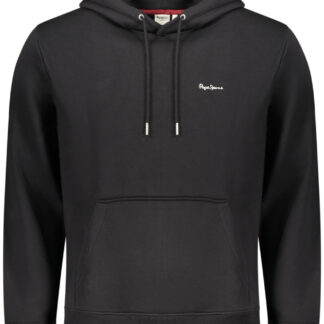 PEPE JEANS MEN'S BLACK ZIP-UP SWEATSHIRT