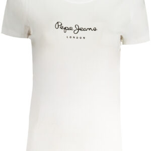 PEPE JEANS WOMEN'S SHORT SLEEVE T-SHIRT WHITE