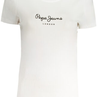 PEPE JEANS WOMEN'S SHORT SLEEVE T-SHIRT WHITE