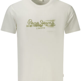 PEPE JEANS MEN'S SHORT-SLEEVED T-SHIRT WHITE