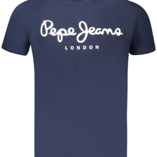 PEPE JEANS MEN'S SHORT SLEEVE T-SHIRT BLUE
