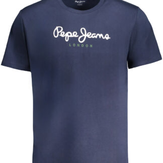 PEPE JEANS MEN'S SHORT SLEEVED T-SHIRT BLUE