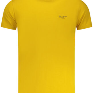 PEPE JEANS MEN'S SHORT-SLEEVED T-SHIRT YELLOW