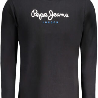 PEPE JEANS MEN'S LONG-SLEEVED T-SHIRT BLACK