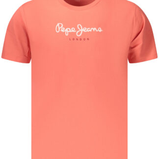 PEPE JEANS MEN'S PINK SHORT-SLEEVE T-SHIRT