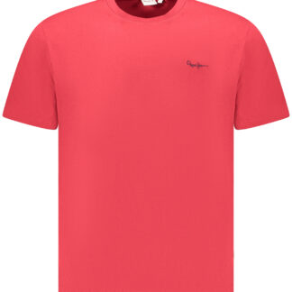 PEPE JEANS MEN'S SHORT SLEEVE T-SHIRT RED