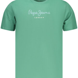 PEPE JEANS MEN'S SHORT-SLEEVED T-SHIRT GREEN