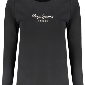 PEPE JEANS WOMEN'S LONG SLEEVE T-SHIRT BLACK