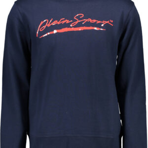 PLEIN SPORT SWEATSHIRT WITHOUT ZIP MEN BLUE