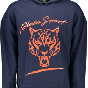 PLEIN SPORT SWEATSHIRT WITHOUT ZIP MEN BLUE