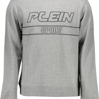 PLEIN SPORT SWEATSHIRT WITHOUT ZIP MAN GRAY