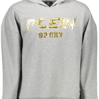 PLEIN SPORT SWEATSHIRT WITHOUT ZIP MAN GRAY