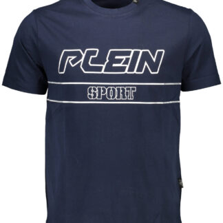PLEIN SPORT SHORT SLEEVE T-SHIRT MEN BLUE