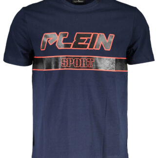 PLEIN SPORT SHORT SLEEVE T-SHIRT MEN BLUE