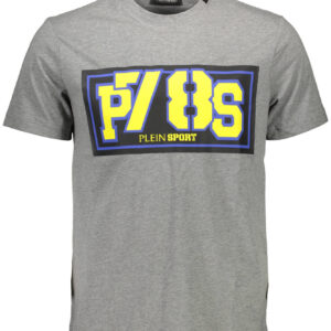 PLEIN SPORT SHORT SLEEVE T-SHIRT MEN GREY