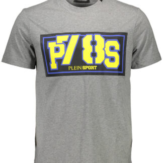 PLEIN SPORT SHORT SLEEVE T-SHIRT MEN GREY