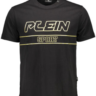 PLEIN SPORT SHORT SLEEVE T-SHIRT MEN BLACK