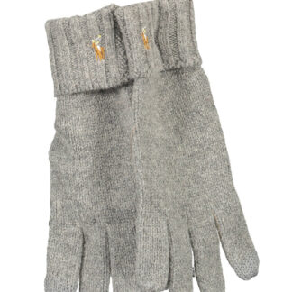 RALPH LAUREN MEN'S GRAY GLOVES