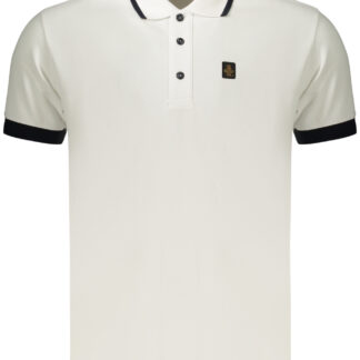 REFRIGIWEAR MEN'S SHORT-SLEEVE POLO SHIRT WHITE