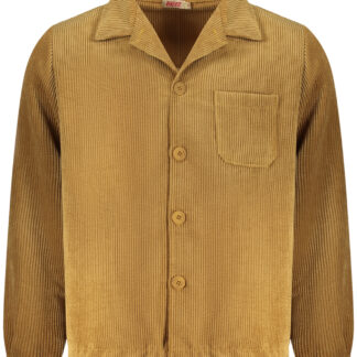 MEN'S BROWN LONG-SLEEVED RIFLE SHIRT