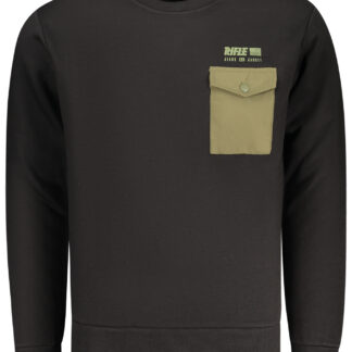 RIFLE MEN'S BLACK ZIP-UP SWEATSHIRT