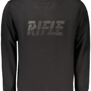 RIFLE MEN'S BLACK ZIP-UP SWEATSHIRT