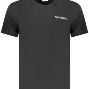 SUPERGA MEN'S SHORT-SLEEVED T-SHIRT BLACK