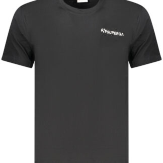 SUPERGA MEN'S SHORT-SLEEVED T-SHIRT BLACK