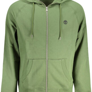 TIMBERLAND MEN'S ZIP-UP SWEATSHIRT GREEN